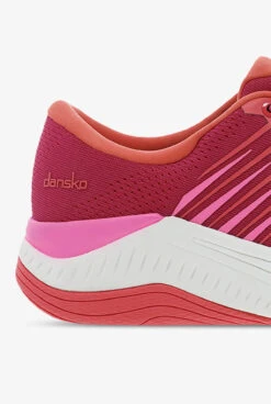 Dansko Women's Penni Strawberry Athletic Lace Up Nursing Shoes -Uniform Store PENNSTRA 092523 RED 4