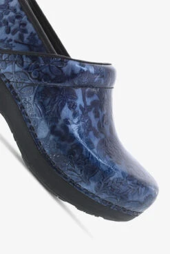Dansko Women's XP 2.0 Navy Embossed Patent Leather Nursing Clogs -Uniform Store PROXNAVY 103023 NAVY 3 HV
