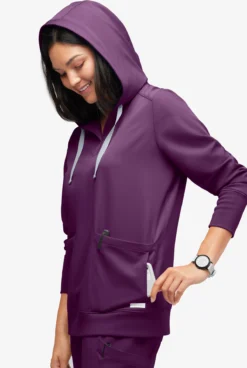 ReSurge Jasper Women's 4-Pocket Long Sleeve Pullover Hoodie