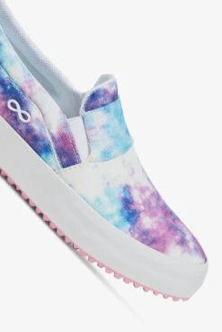 Infinity By Cherokee Women's RushTx Pastel Watercolor Athletic Lace Up Nursing Shoes -Uniform Store RUSHTXPSCR NAVY 3 HV