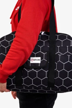 SHYLERO Black Bee Hive Nurse Bag And Utility Tote -Uniform Store SHBEEHIV 092523 3 HV