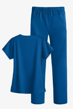 Strictly Scrubs STRETCH Women's 4-Pocket Scrub Set - Tall -Uniform Store SSS620 ROYAL 4