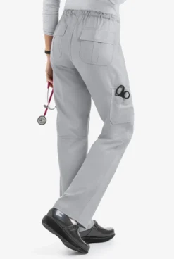 Butter-Soft Core By UA™ Women's 6-Pocket Cargo Drawstring Scrub Pants - Tall -Uniform Store UA32C SILVE 5 HV