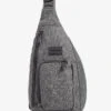 Vera Bradley ReActive Gray Heather Mini Sling Backpack