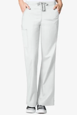 WonderWink WonderFLEX Grace Women's 4-Pocket STRETCH Cargo Scrub Pants - Petite
