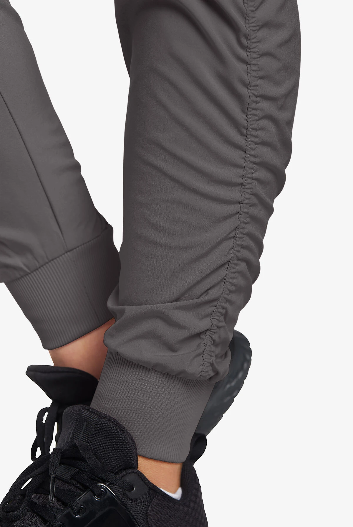 White Cross FIT Women's 4-Pocket STRETCH Ruched Jogger Scrub Pants - Petite 4 White Cross FIT Women's 4-Pocket STRETCH Ruched Jogger Scrub Pants - Petite - Image 4