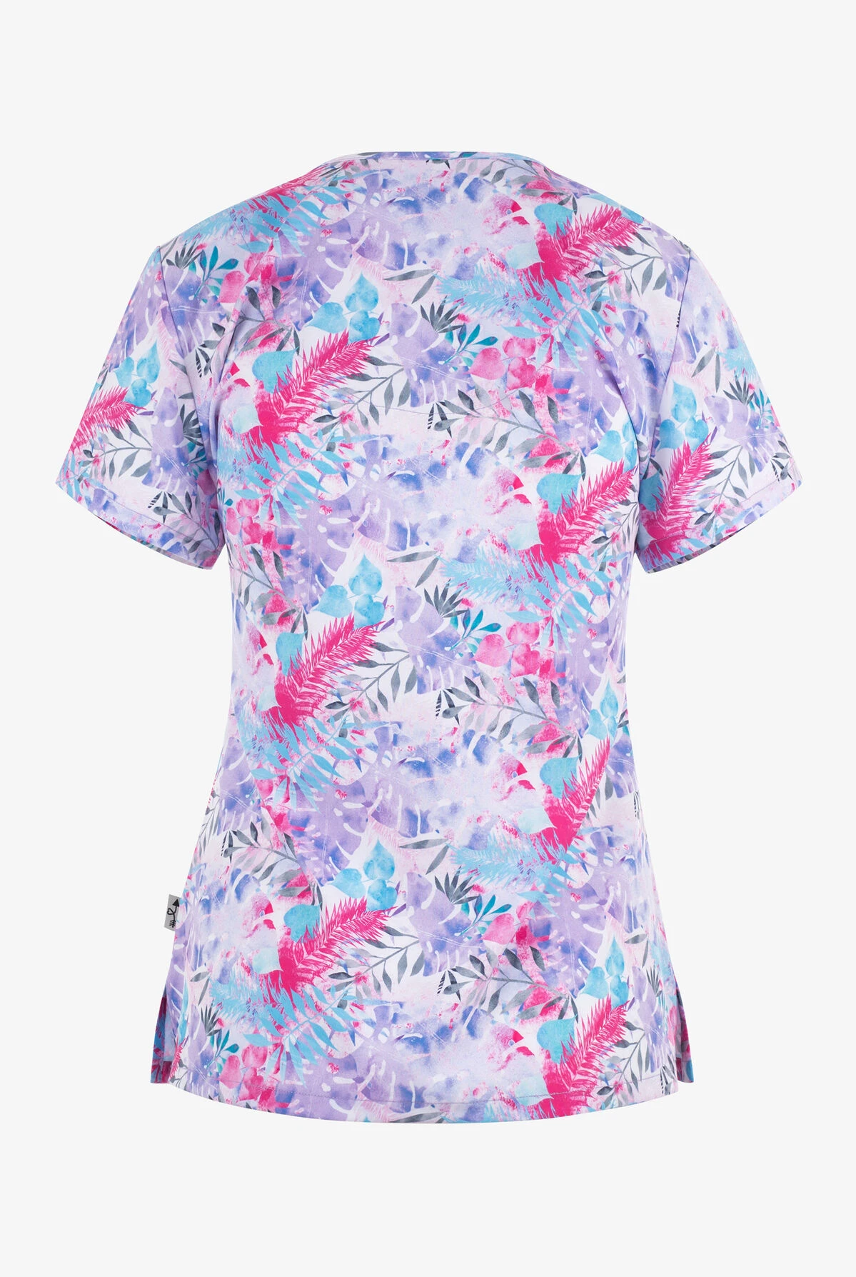 UA Exclusive Zavate Ava Therese Summer Breeze Floral Women's 2-Pocket STRETCH V-Neck Print Top 2 UA Exclusive Zavate Ava Therese Summer Breeze Floral Women's 2-Pocket STRETCH V-Neck Print Top - Image 2